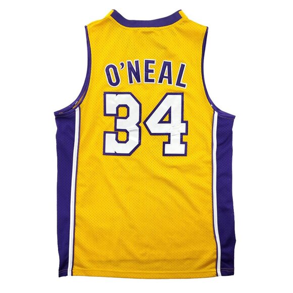 Los Angeles Lakers Basketball Jersey Shaquille O'Neal 34 NBA Adidas Small +2 - Picture 2 of 10